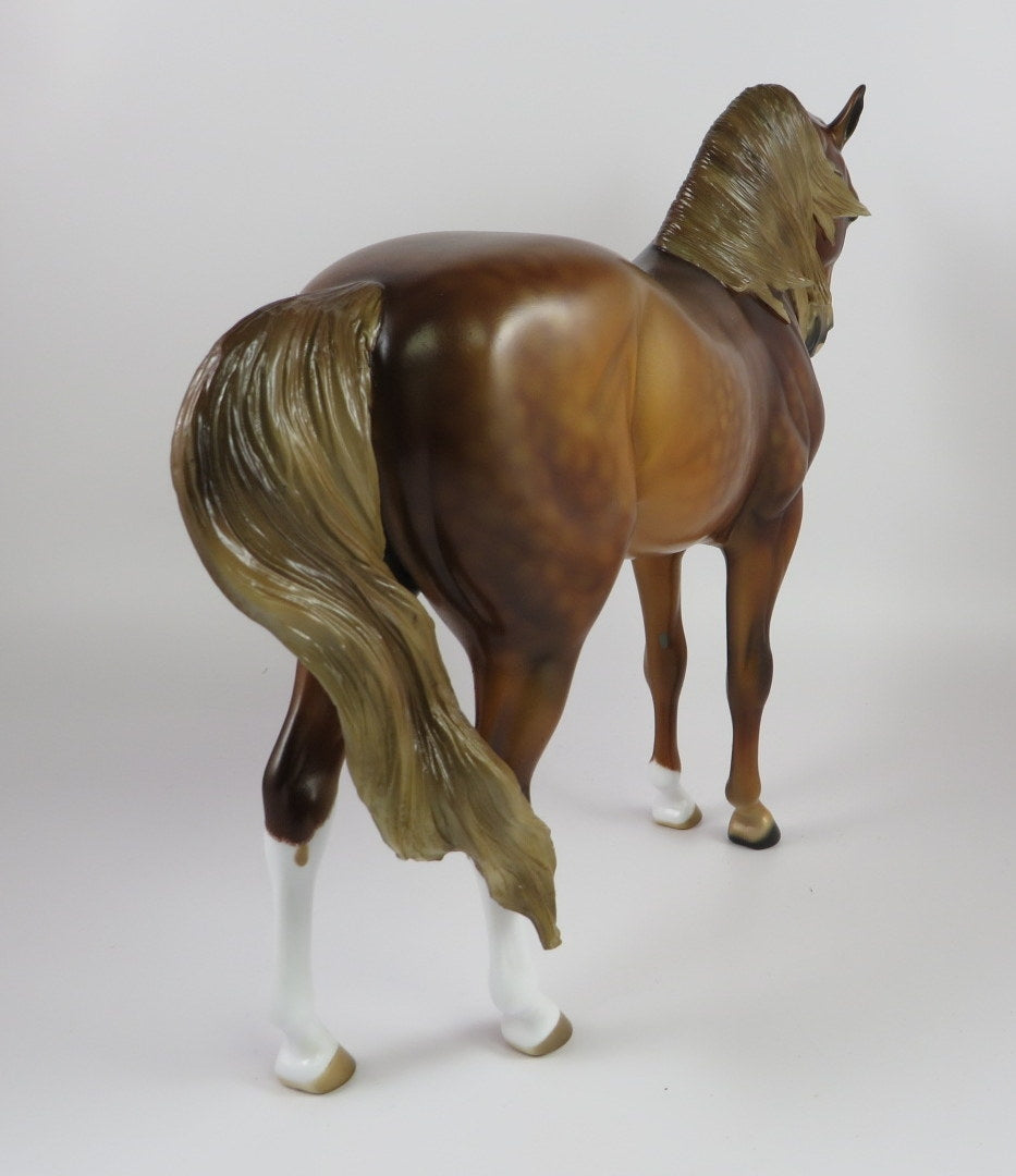 THE GREAT BLONDIN-OOAK DAPPLE CHESTNUT ANDALUSIAN LHS 19