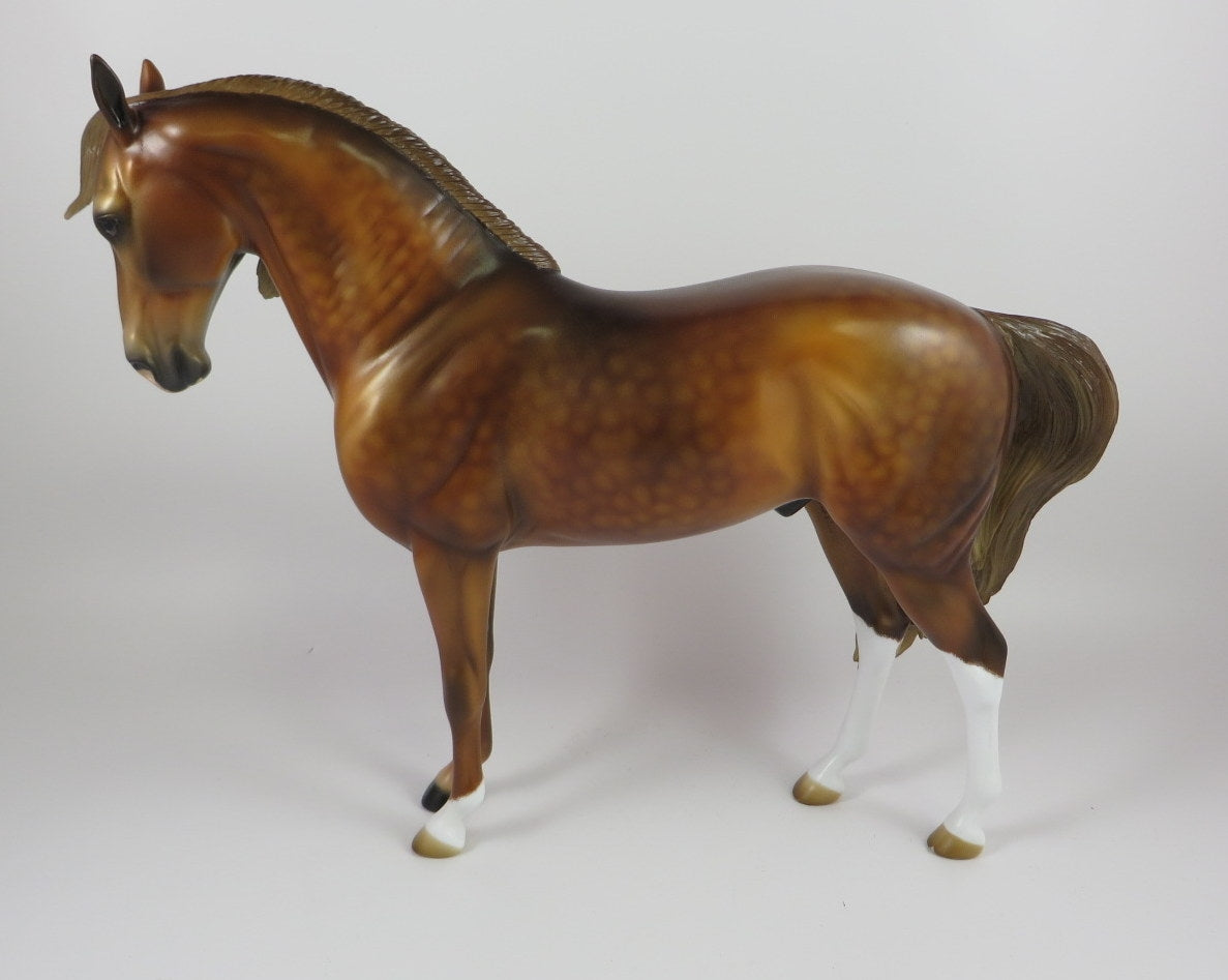 THE GREAT BLONDIN-OOAK DAPPLE CHESTNUT ANDALUSIAN LHS 19