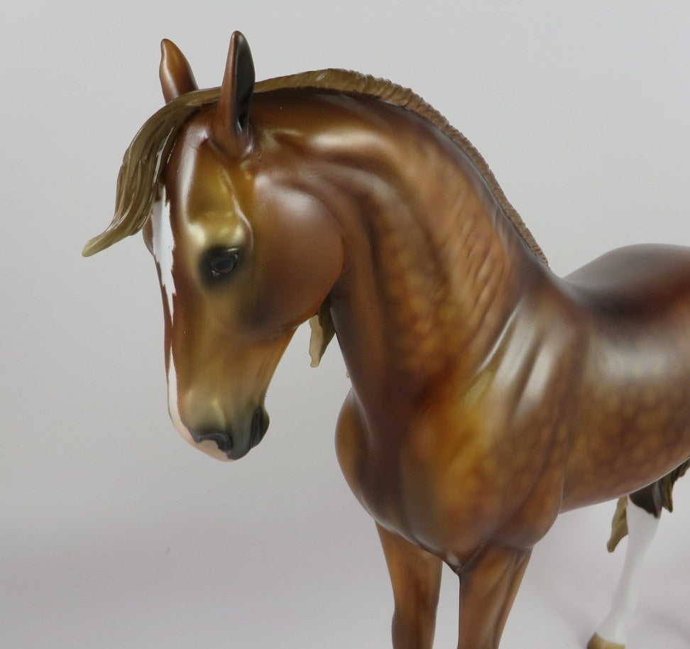 THE GREAT BLONDIN-OOAK DAPPLE CHESTNUT ANDALUSIAN LHS 19