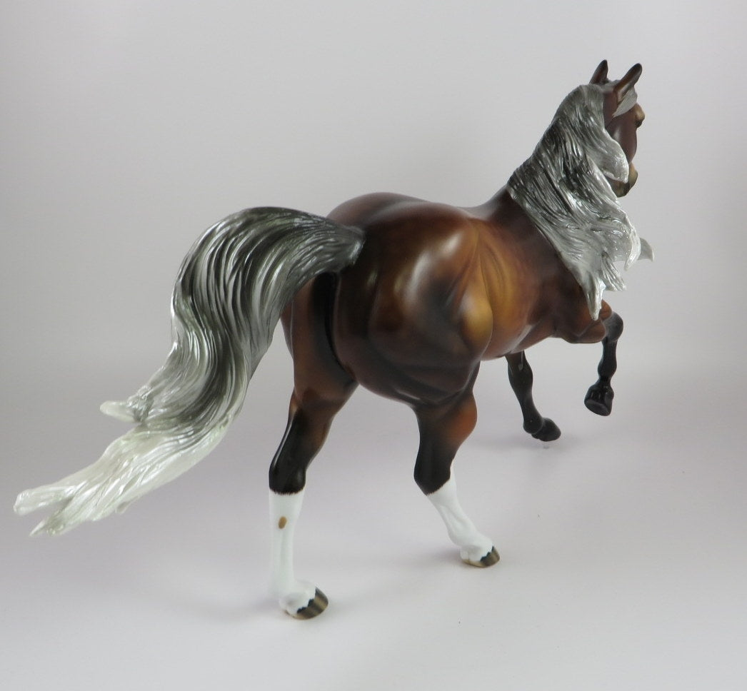 DARE DEVIL-OOAK DAPPLE SILVER BAY RUNNING QUARTER HORSE LHS 19