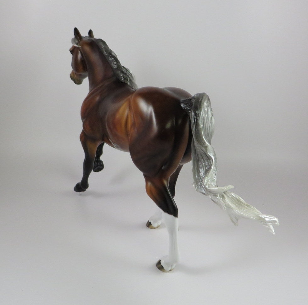 DARE DEVIL-OOAK DAPPLE SILVER BAY RUNNING QUARTER HORSE LHS 19