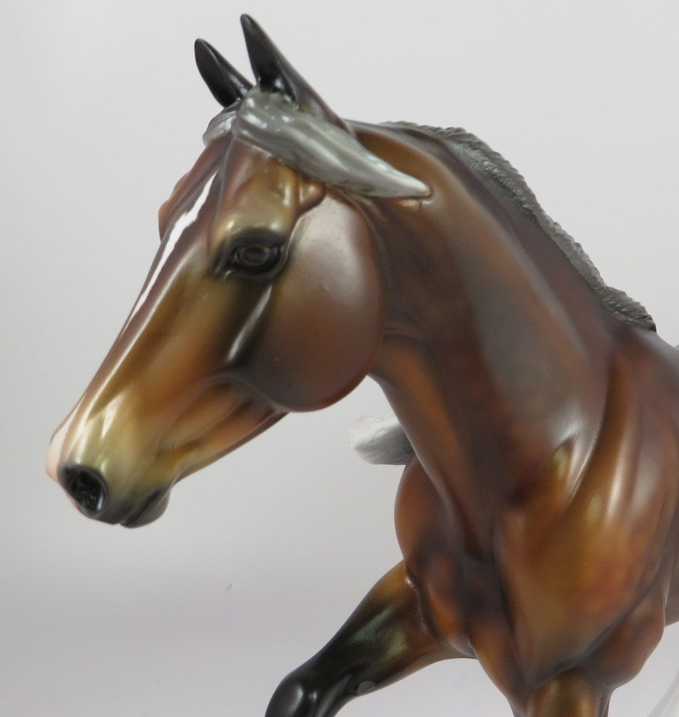 DARE DEVIL-OOAK DAPPLE SILVER BAY RUNNING QUARTER HORSE LHS 19