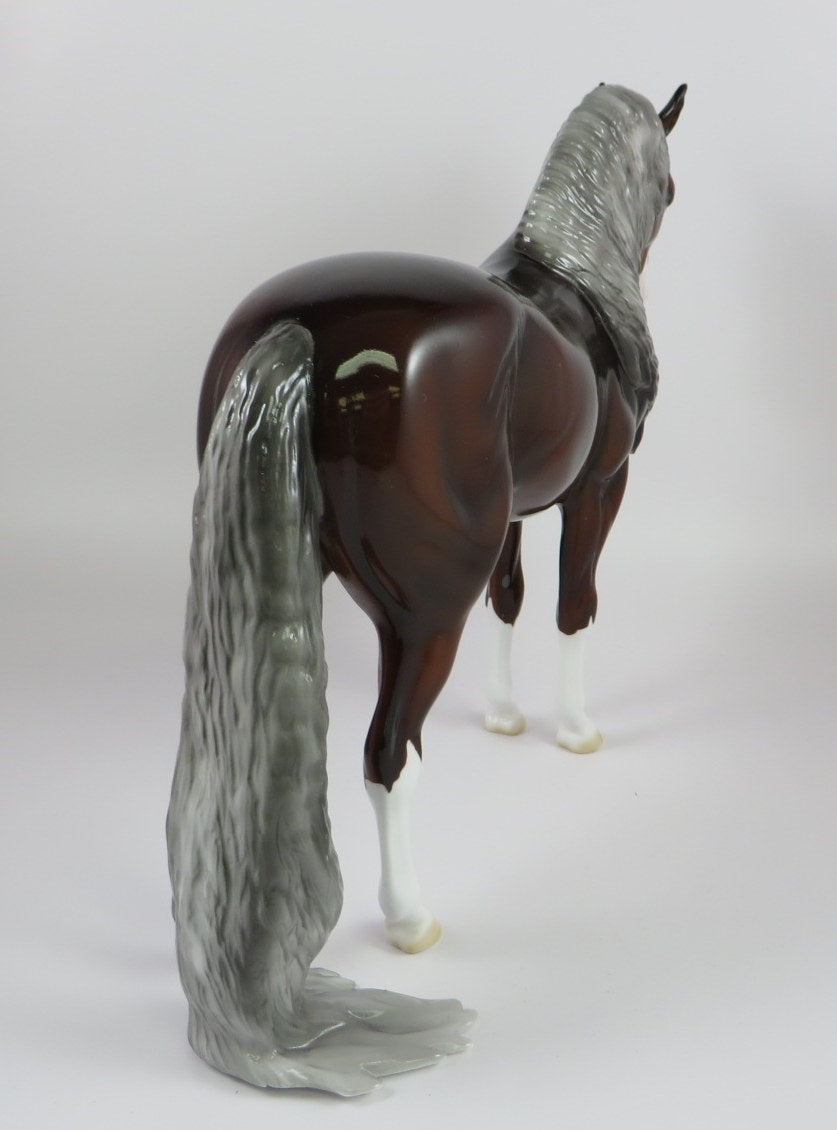 CANDY APPLE-OOAK DARK CHESTNUT ANDALUSIAN LHS 19