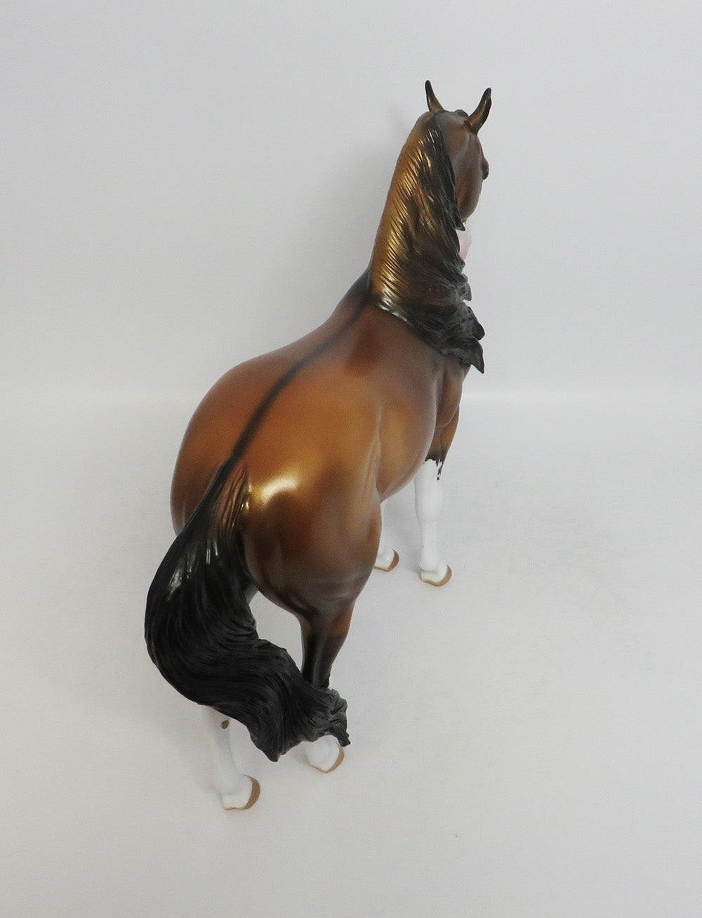 REMMINGTON- OOAK BUCKSKIN ANDALUSIAN MODEL HORSE 8/31/2018