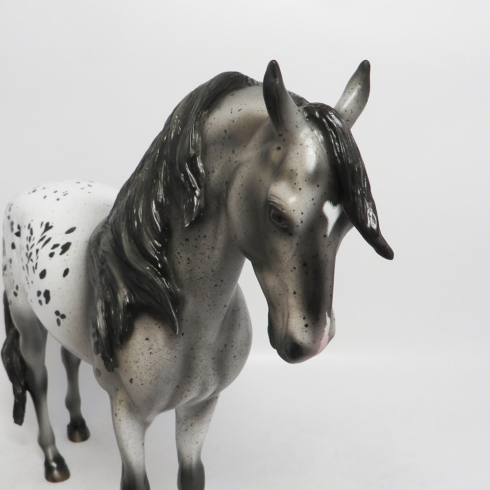 HEARTS DESIRE- OOAK APPALOOSA ANDALUSIAN MODEL HORSE BY AUDREY DIXON 08/31/2018