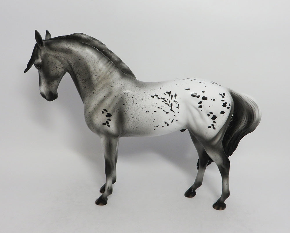 HEARTS DESIRE- OOAK APPALOOSA ANDALUSIAN MODEL HORSE BY AUDREY DIXON 08/31/2018