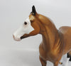 BENTLY- OOAK BUCKSIN ISH MODEL HORSE 8/31/2018