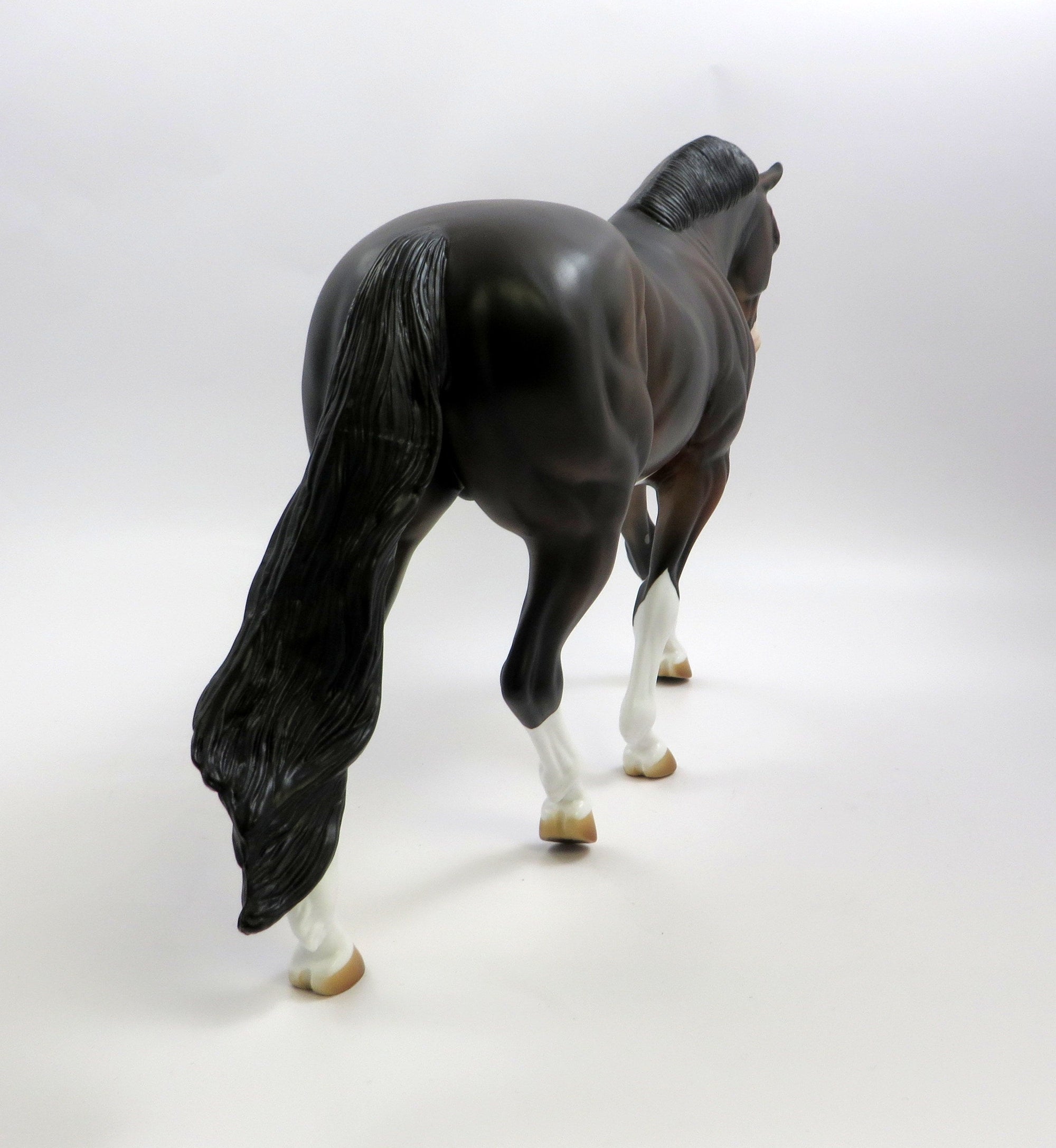 TRINITY-OOAK DAPPLE BAY PINTO IRISH DRAFT MODEL HORSE 5/16/19