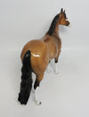 BENTLY- OOAK BUCKSIN ISH MODEL HORSE 8/31/2018