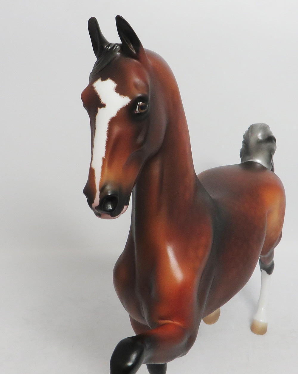 THE PRETENDER-OOAK DILVER DAPPLE BAY SADDLEBRED BY AUDREY DIXON 9/7/18