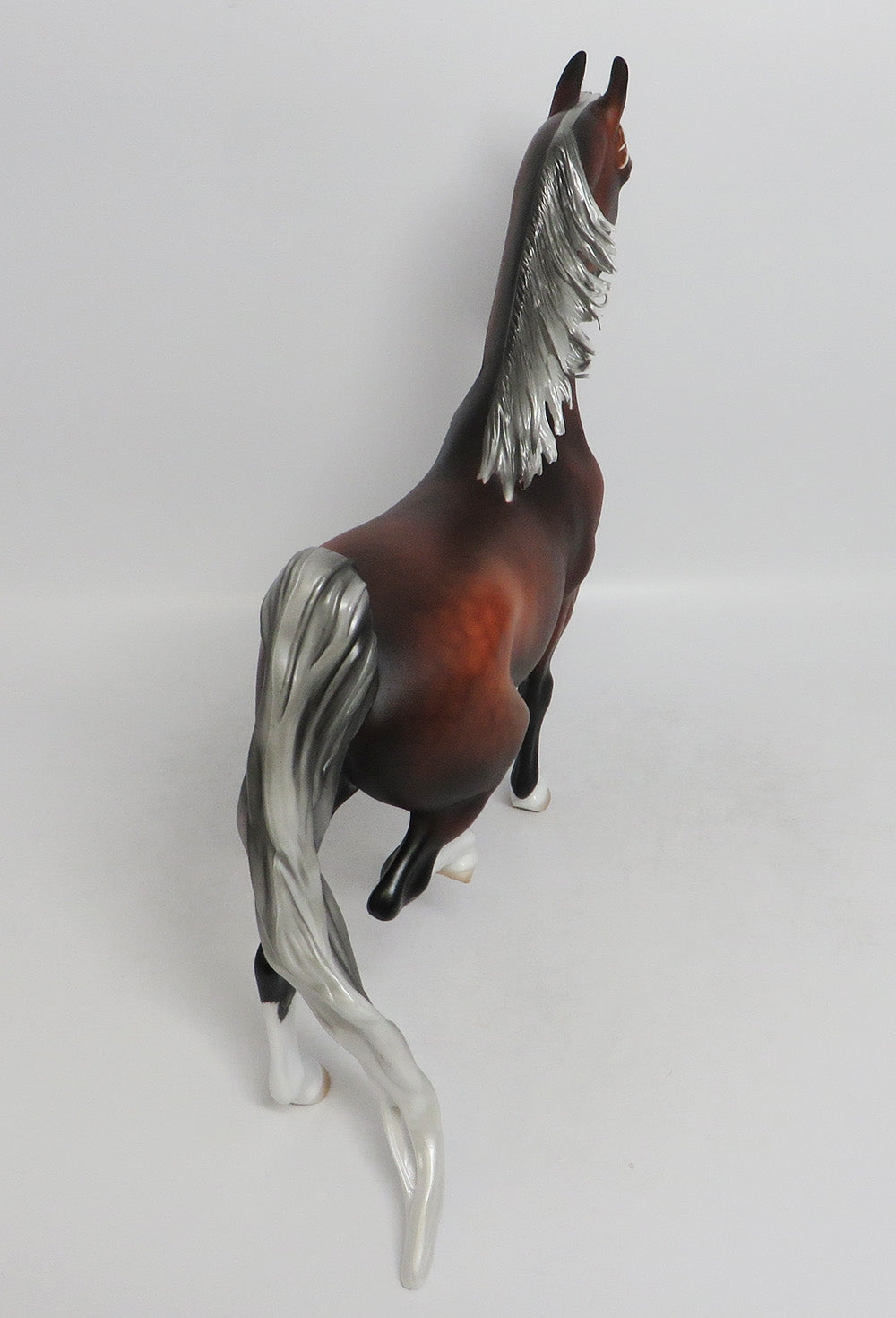 THE PRETENDER-OOAK DILVER DAPPLE BAY SADDLEBRED BY AUDREY DIXON 9/7/18