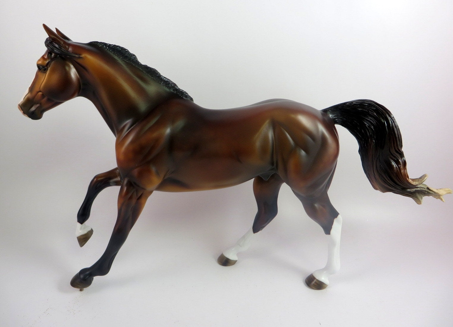 BIG TOP BAZAAR - OOAK DAPPLE BAY FOUNDATION QUARTER HORSE BY MISSY FOX LHS 2019