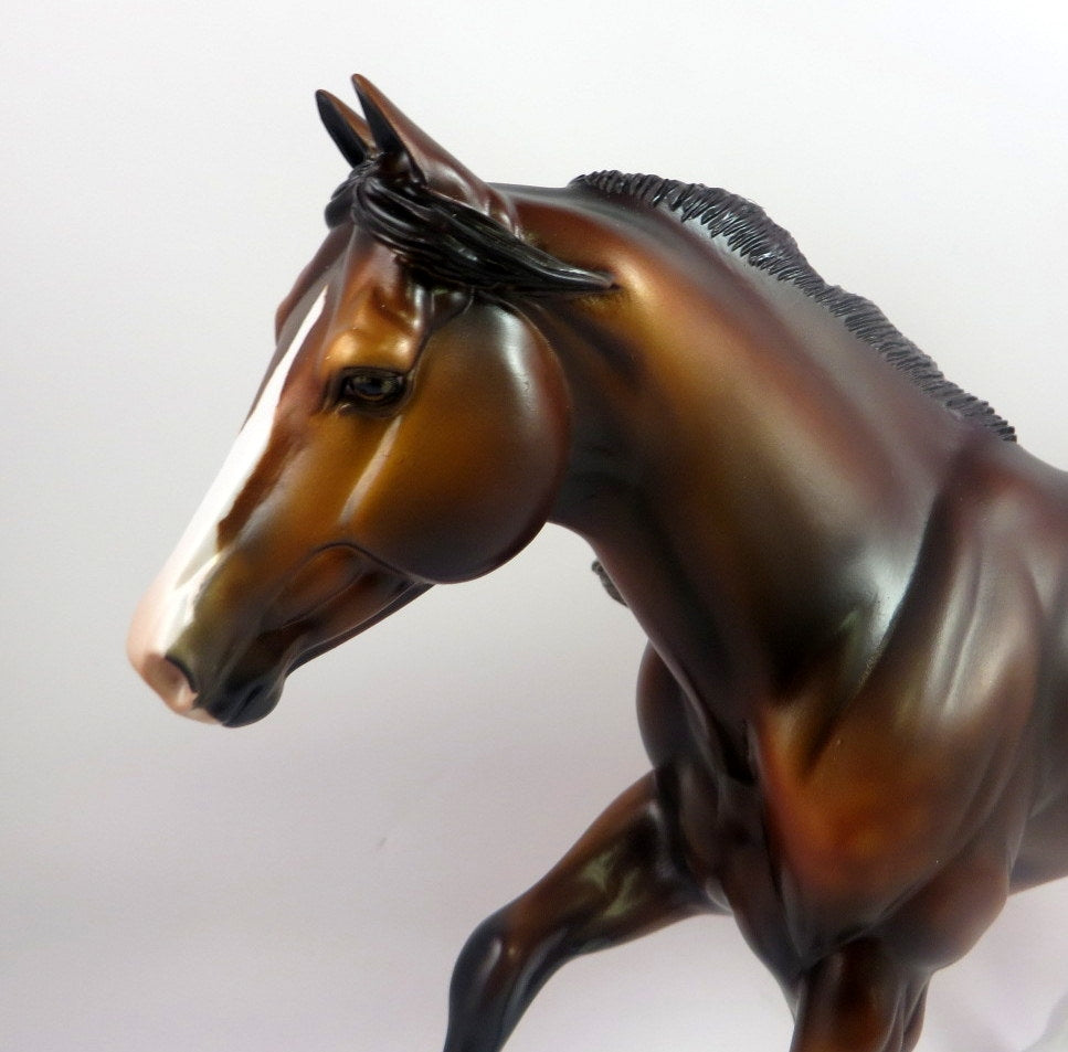 BIG TOP BAZAAR - OOAK DAPPLE BAY FOUNDATION QUARTER HORSE BY MISSY FOX LHS 2019