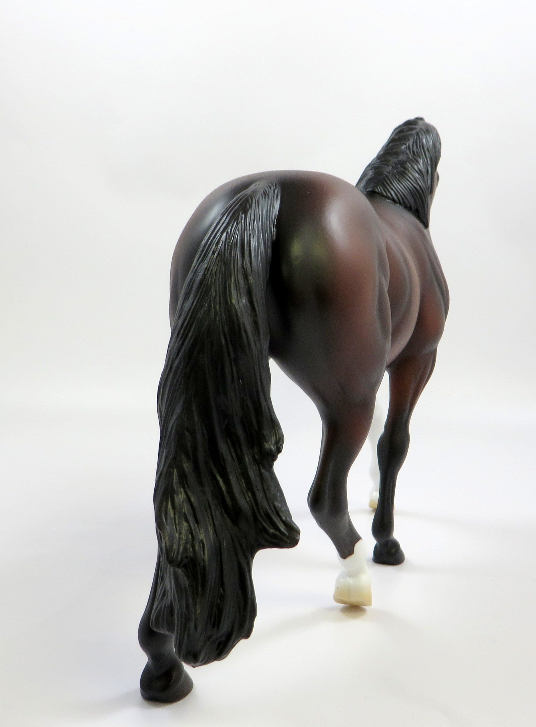 KINGLY-OOAK BAY PONY MODEL HORSE EQ 2019