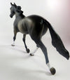 FROM THE TOP - OOAK BLUE ROAN PALOUSE MODEL HORSE BY MISSY FOX LHS 19