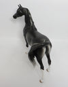 SMOKING GUN-OOAK BLACK RABICANO ARABIAN MODEL HORSE BY SHERYL LEISURE 9/7/18