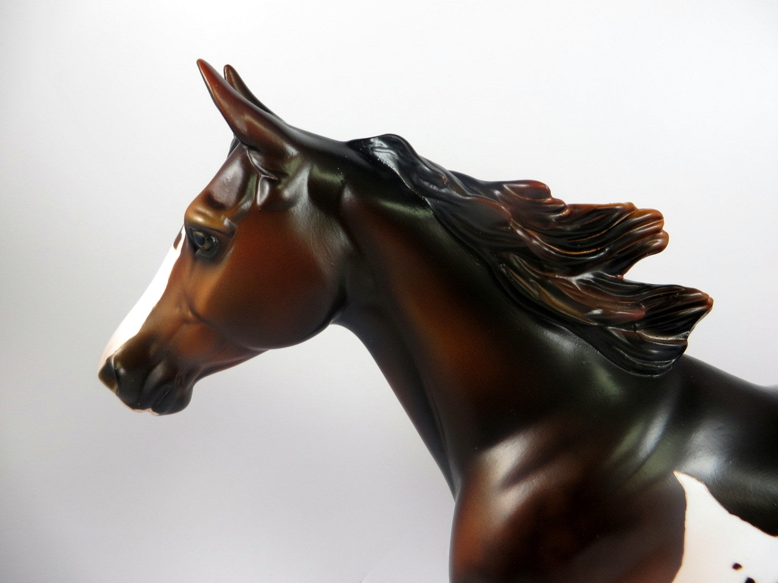 KNICKKNACK - OOAK BAY PINTO PALOUSE MODEL HORSE BY MISSY FOX LHS 19