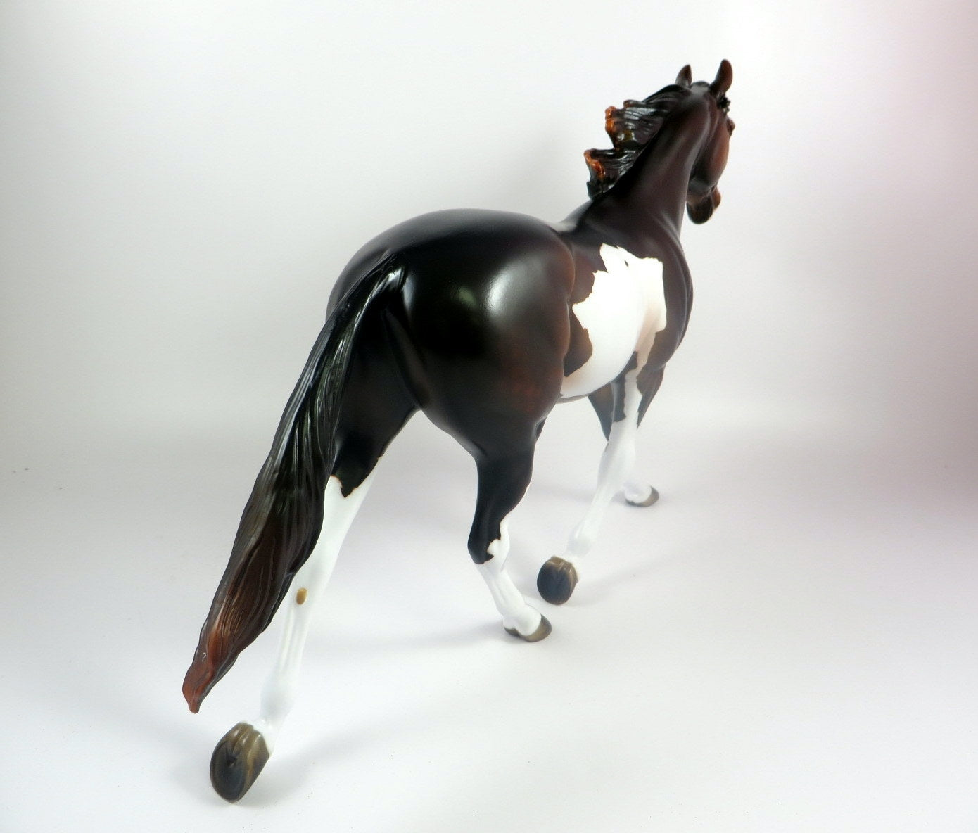 KNICKKNACK - OOAK BAY PINTO PALOUSE MODEL HORSE BY MISSY FOX LHS 19