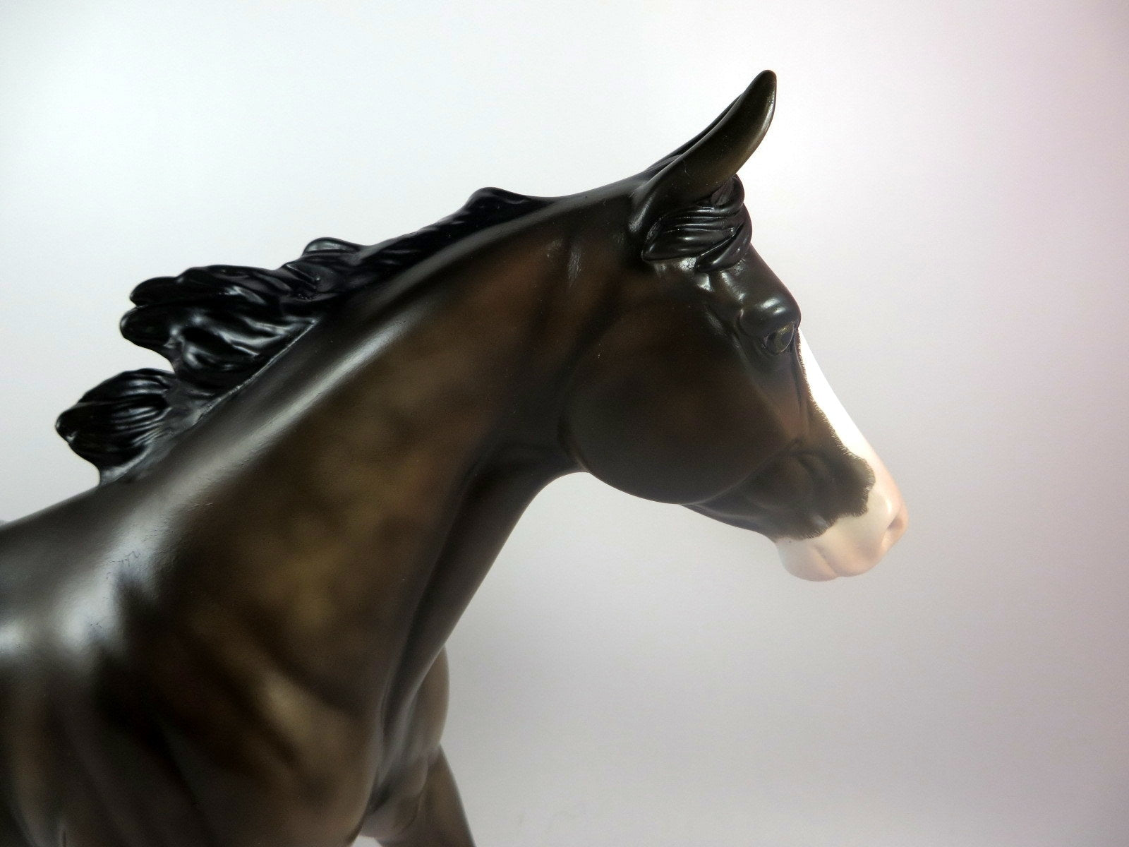 ZIGGY -OOAK DAPPLE BAY PALOUSE MODEL HORSE BY KAYLA WESSE LHS 19