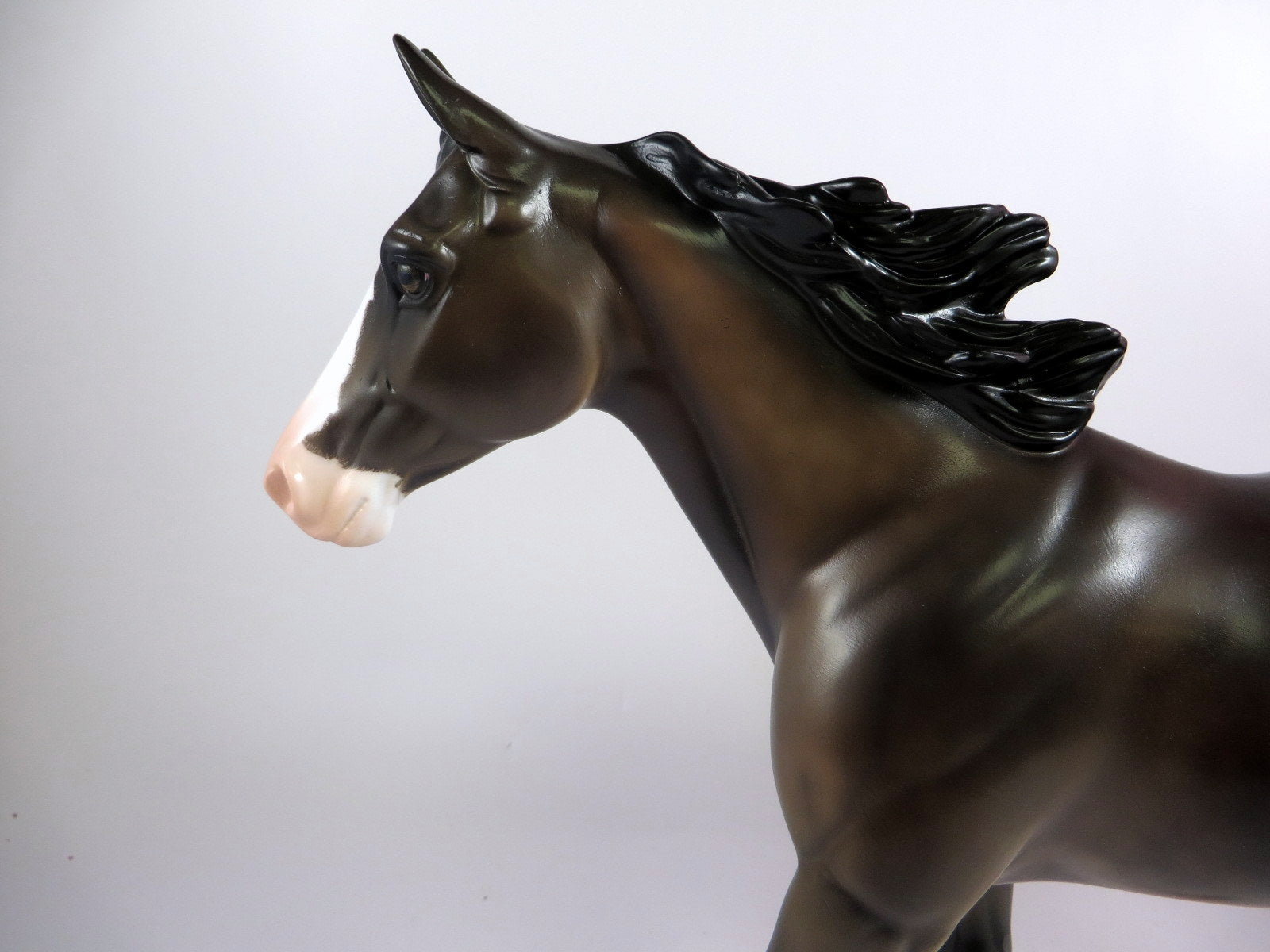 ZIGGY -OOAK DAPPLE BAY PALOUSE MODEL HORSE BY KAYLA WESSE LHS 19