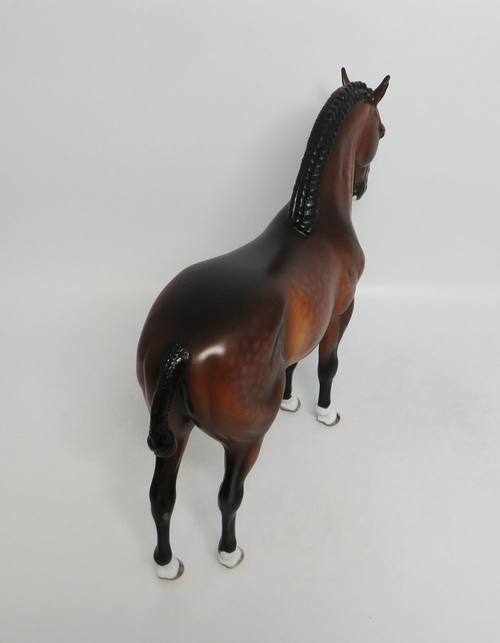 JUST DRIVE-OOAK STAR DAPPLE BAY ANDALUSIAN MODEL HORSE BY SHERYL LEISURE 9/7/18