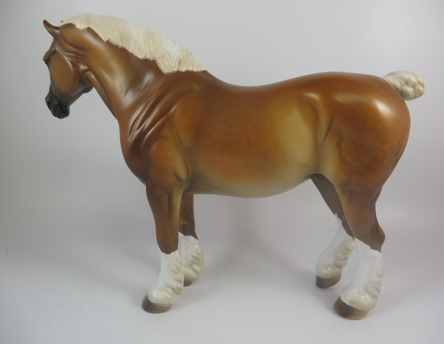 MADAME AMORE -OOAK DAPPLE PALOMINO HEAVY DRAFT MARE BY MISSY FOX LHS 19