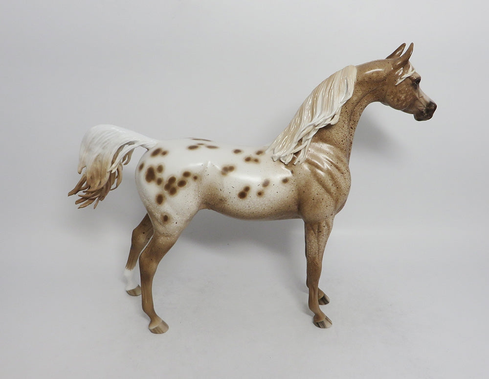 DING DANG DO-OOAK CHESTNUT APPALOOSA ARABIAN MODEL HORSE BY SHERYL LEISURE 9/7/18