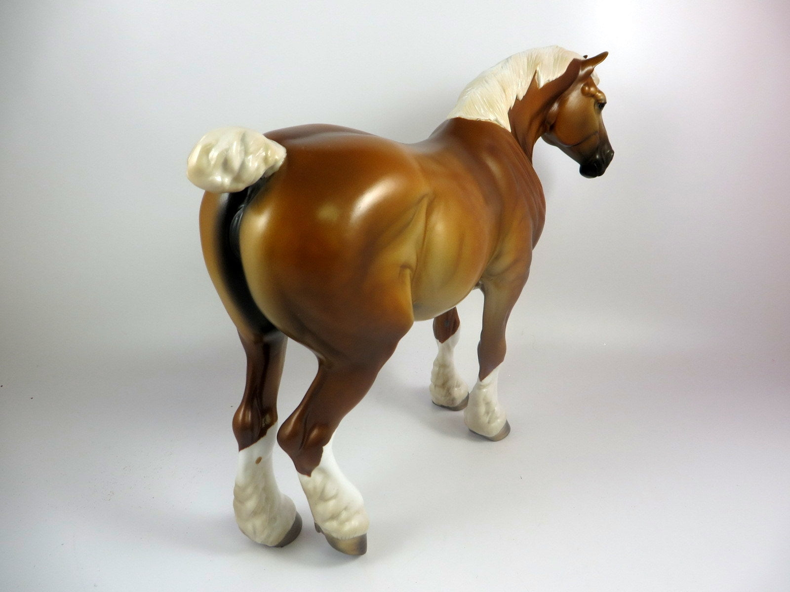 MADAME AMORE -OOAK DAPPLE PALOMINO HEAVY DRAFT MARE BY MISSY FOX LHS 19