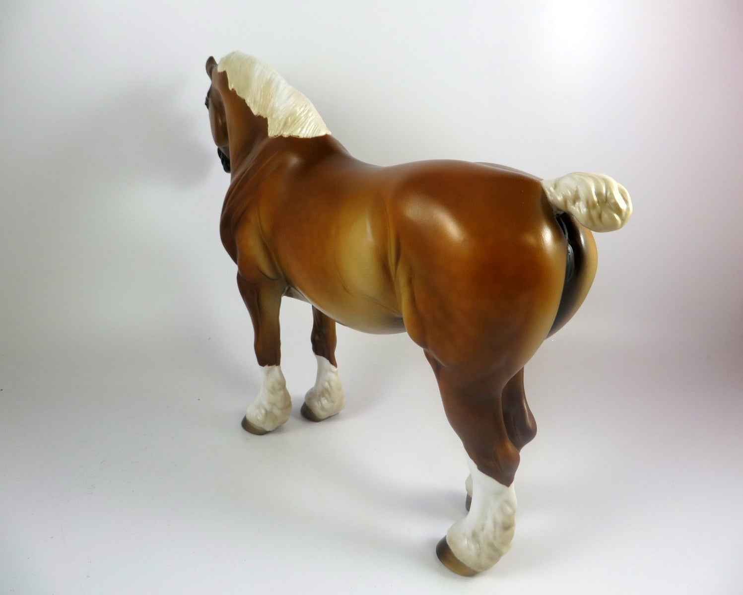 MADAME AMORE -OOAK DAPPLE PALOMINO HEAVY DRAFT MARE BY MISSY FOX LHS 19
