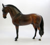 DRAGON KING-OOAK DAPPLE BAY ANDALUSIAN MODEL HORSE EQ 19