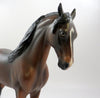 DRAGON KING-OOAK DAPPLE BAY ANDALUSIAN MODEL HORSE EQ 19