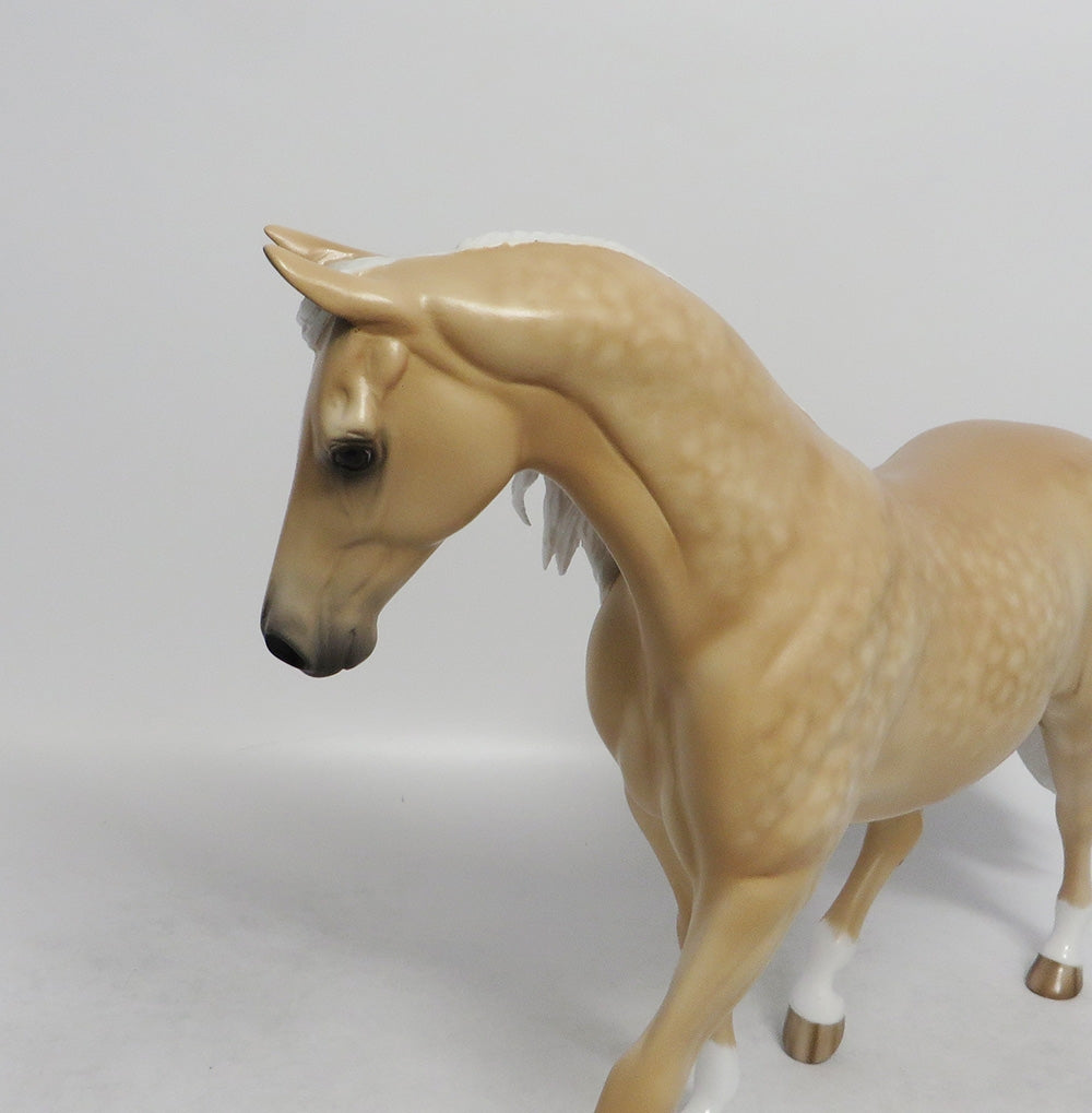 NOW OR NEVER-OOAK STAR DAPPLE PALOMINO PONY BY SHERYL LEISURE 9/7/18