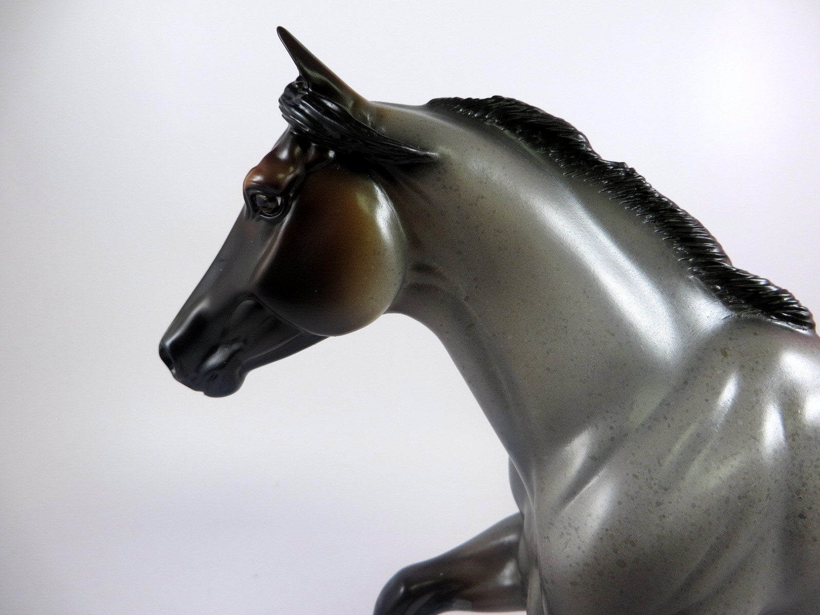 PANDEMONIUM - OOAK ROCKY MOUNTAIN CHOCOLATE ROAN FOUNDATION QUARTER HORSE BY MISSY FOX LHS 2019