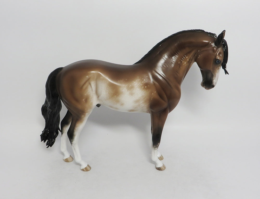 MY HERO-OOAK BAY SABINO ANDALUSIAN MODEL HORSE BY SHERYL LEISURE 9/7/18