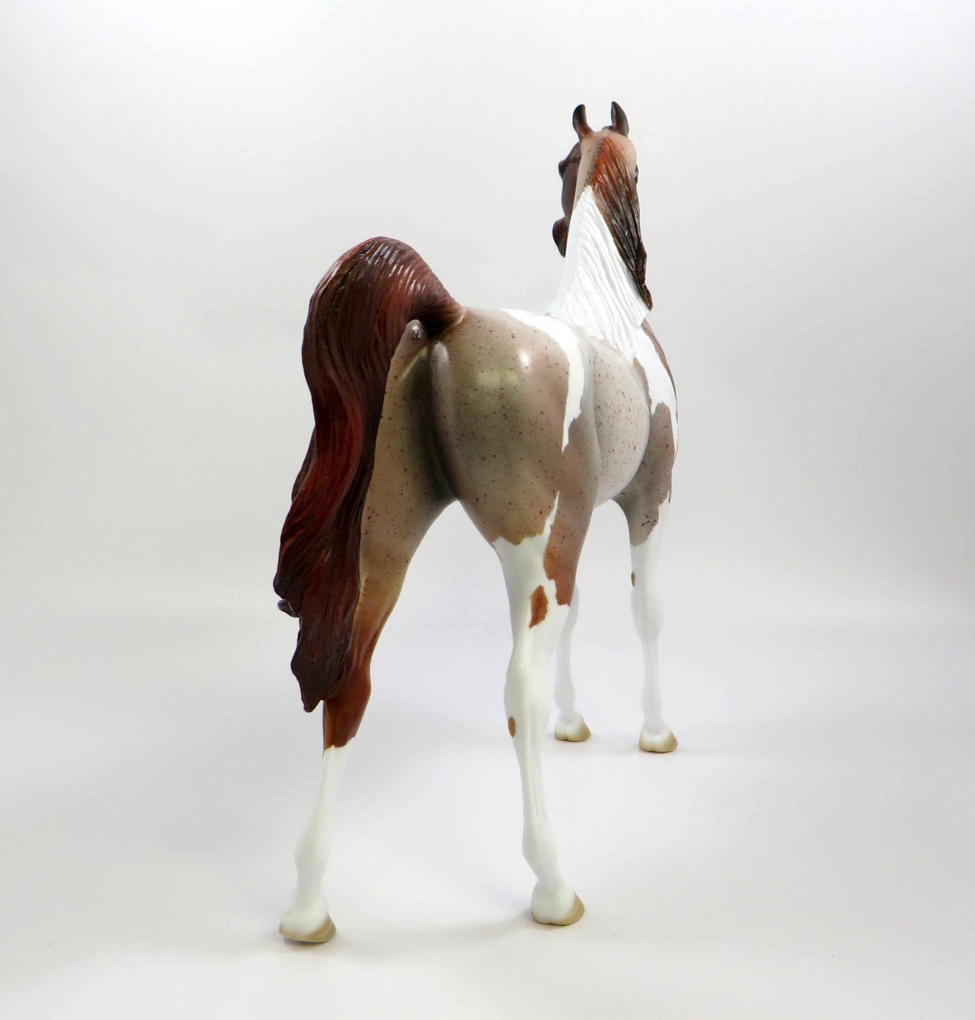 VISCOUNT-OOAK CHESTNUT PINTO ARABIAN MODEL EQ 2019