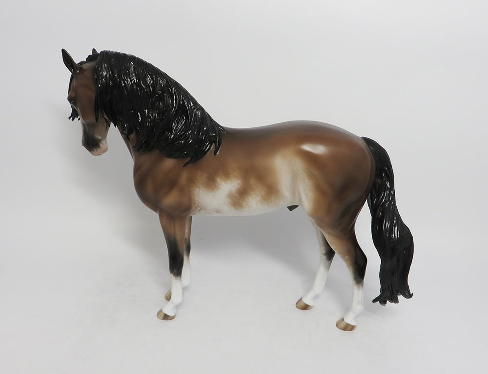 MY HERO-OOAK BAY SABINO ANDALUSIAN MODEL HORSE BY SHERYL LEISURE 9/7/18