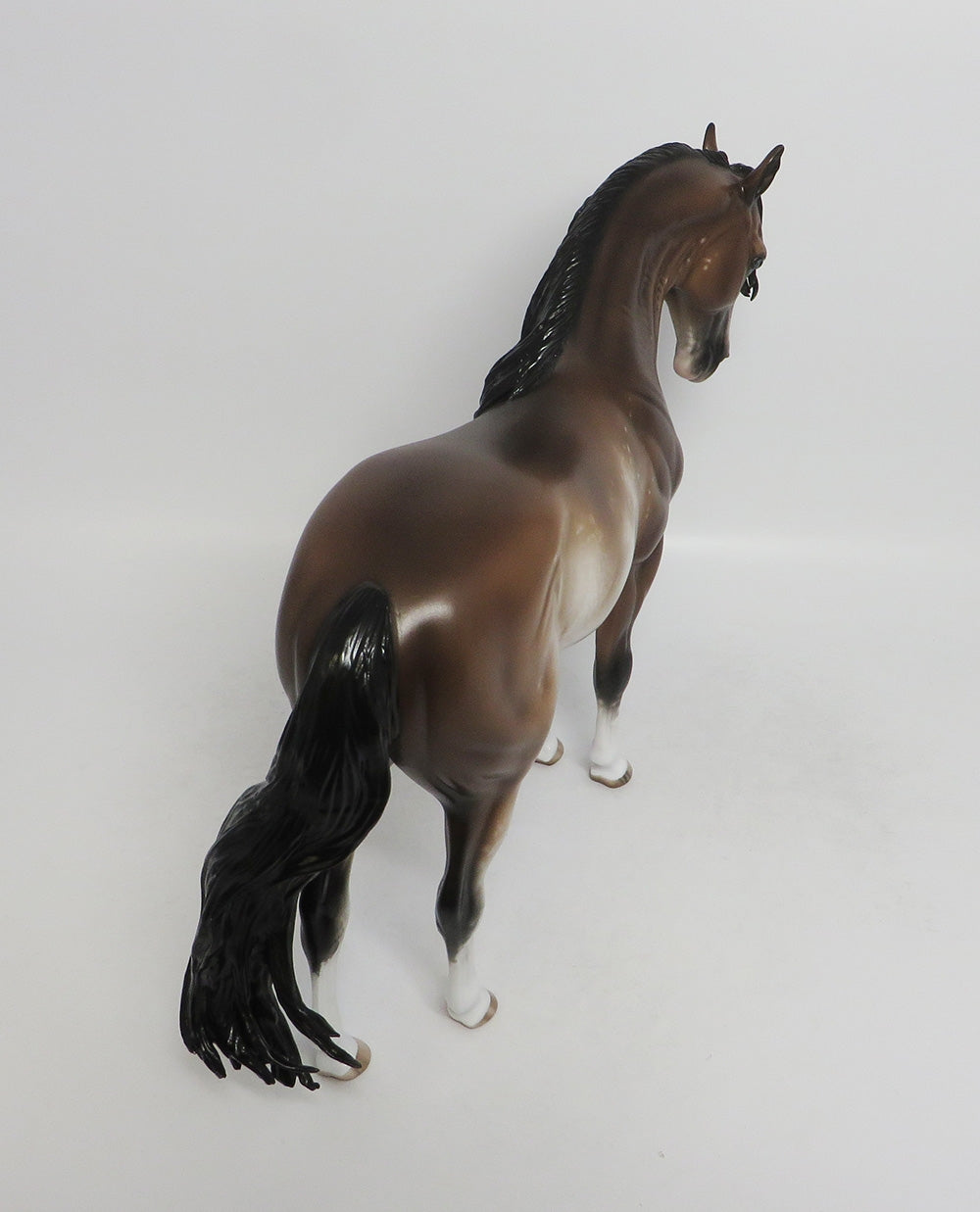 MY HERO-OOAK BAY SABINO ANDALUSIAN MODEL HORSE BY SHERYL LEISURE 9/7/18