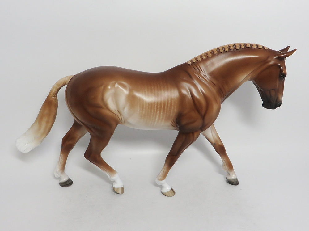 JUST DANCE-OOAK CHESTNUT RABICANO BY SHERYL LEISURE