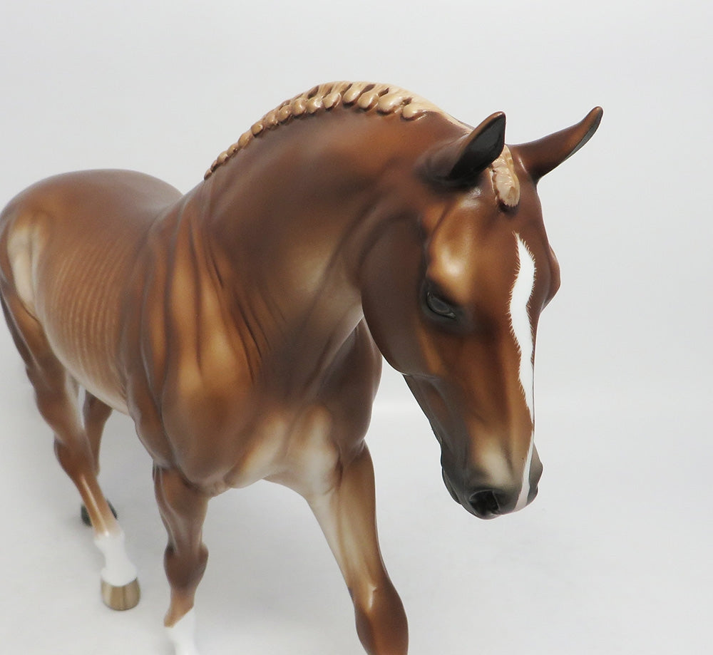 JUST DANCE-OOAK CHESTNUT RABICANO BY SHERYL LEISURE