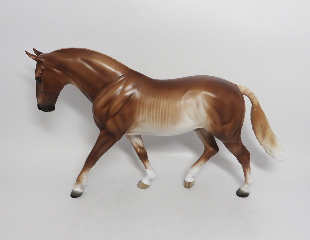 JUST DANCE-OOAK CHESTNUT RABICANO BY SHERYL LEISURE