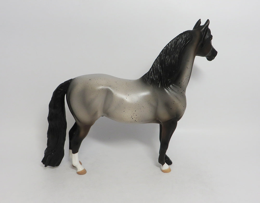 THUNDERSTORM-OOAK BAY ROAN MORGAN MODEL HORSE 9/7/18