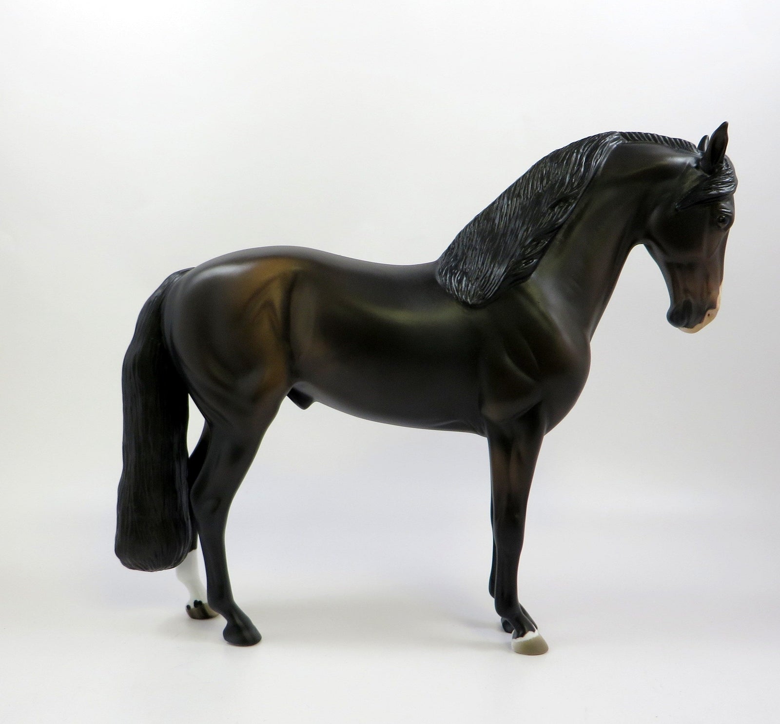 PAULO-OOAK BAY ANDALUSIAN MODEL HORSE 5/23/19