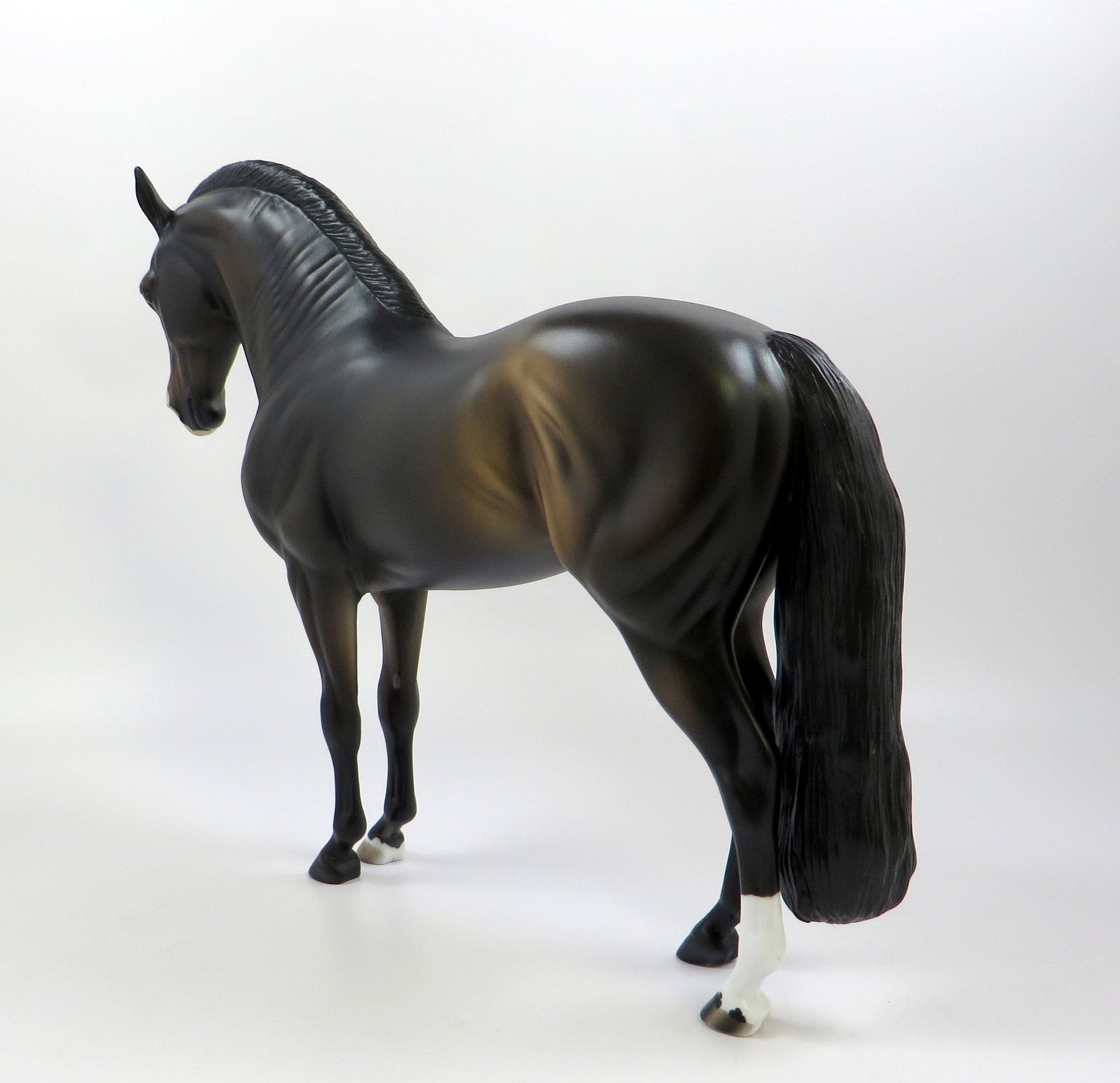 PAULO-OOAK BAY ANDALUSIAN MODEL HORSE 5/23/19