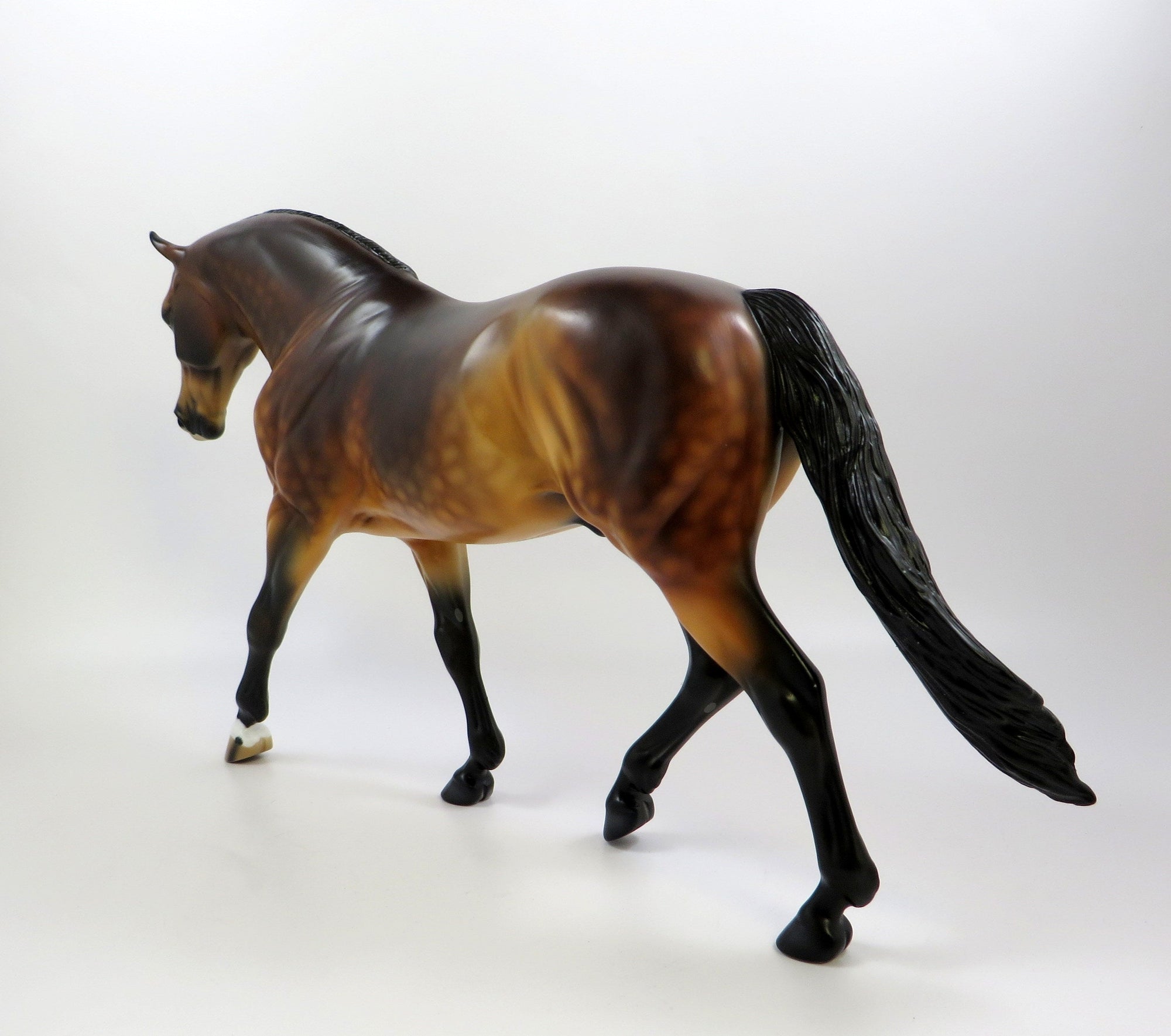 TRAFFIC JAM-OOAK DAPPLE BAY IRISH DRAFTER BY AUDREY DIXON 5/23/19