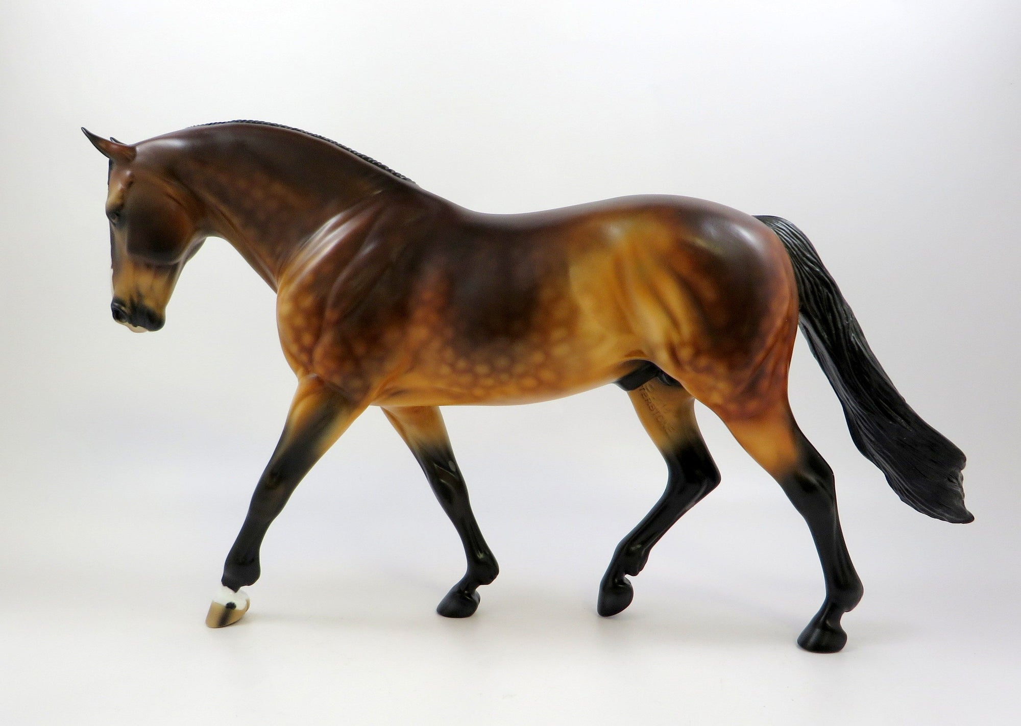 TRAFFIC JAM-OOAK DAPPLE BAY IRISH DRAFTER BY AUDREY DIXON 5/23/19