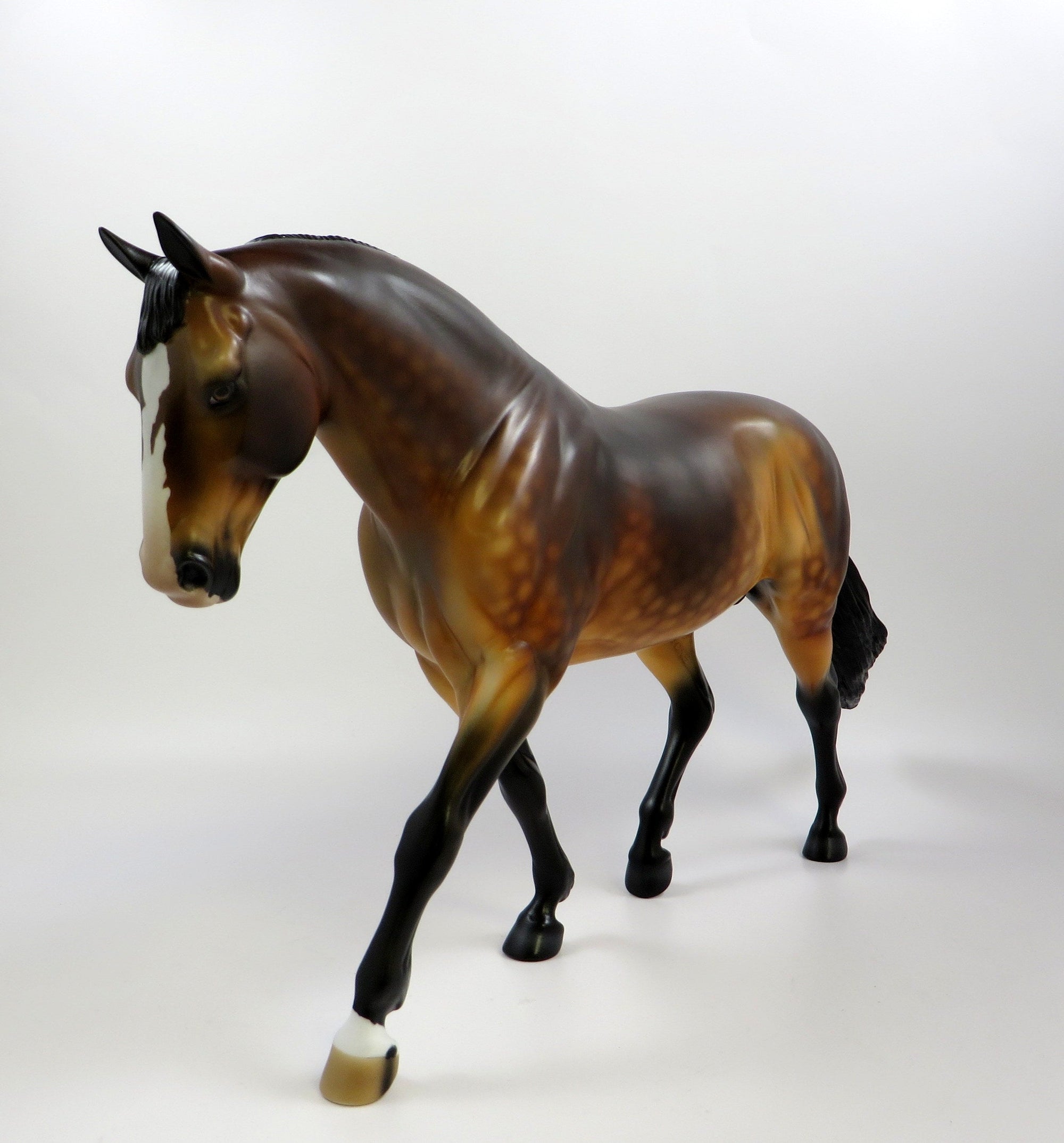 TRAFFIC JAM-OOAK DAPPLE BAY IRISH DRAFTER BY AUDREY DIXON 5/23/19