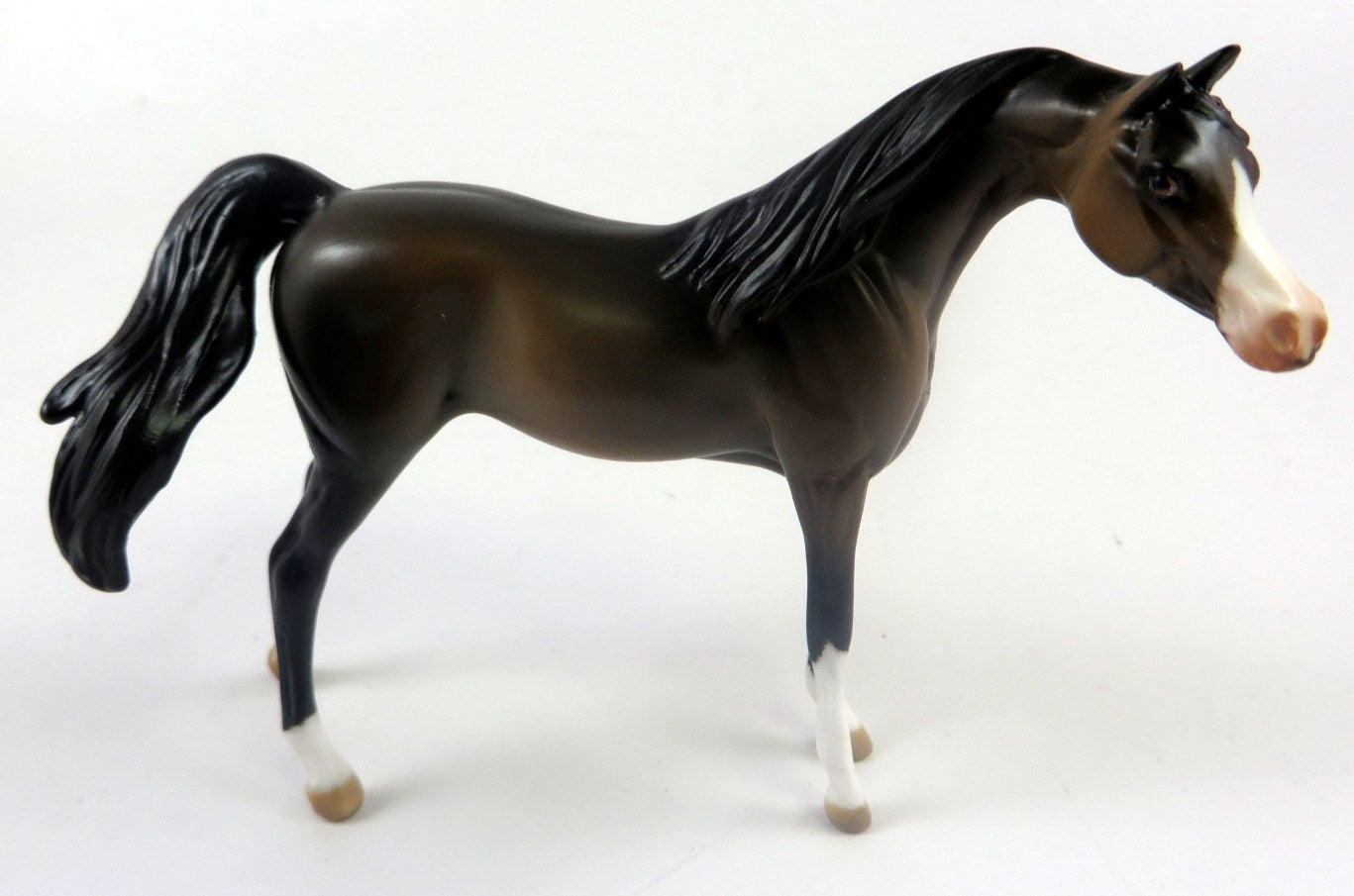 KLICK KLACK-- OOAK BAY CM ARABIAN CHIP BY AUDREY DIXON LHS 19