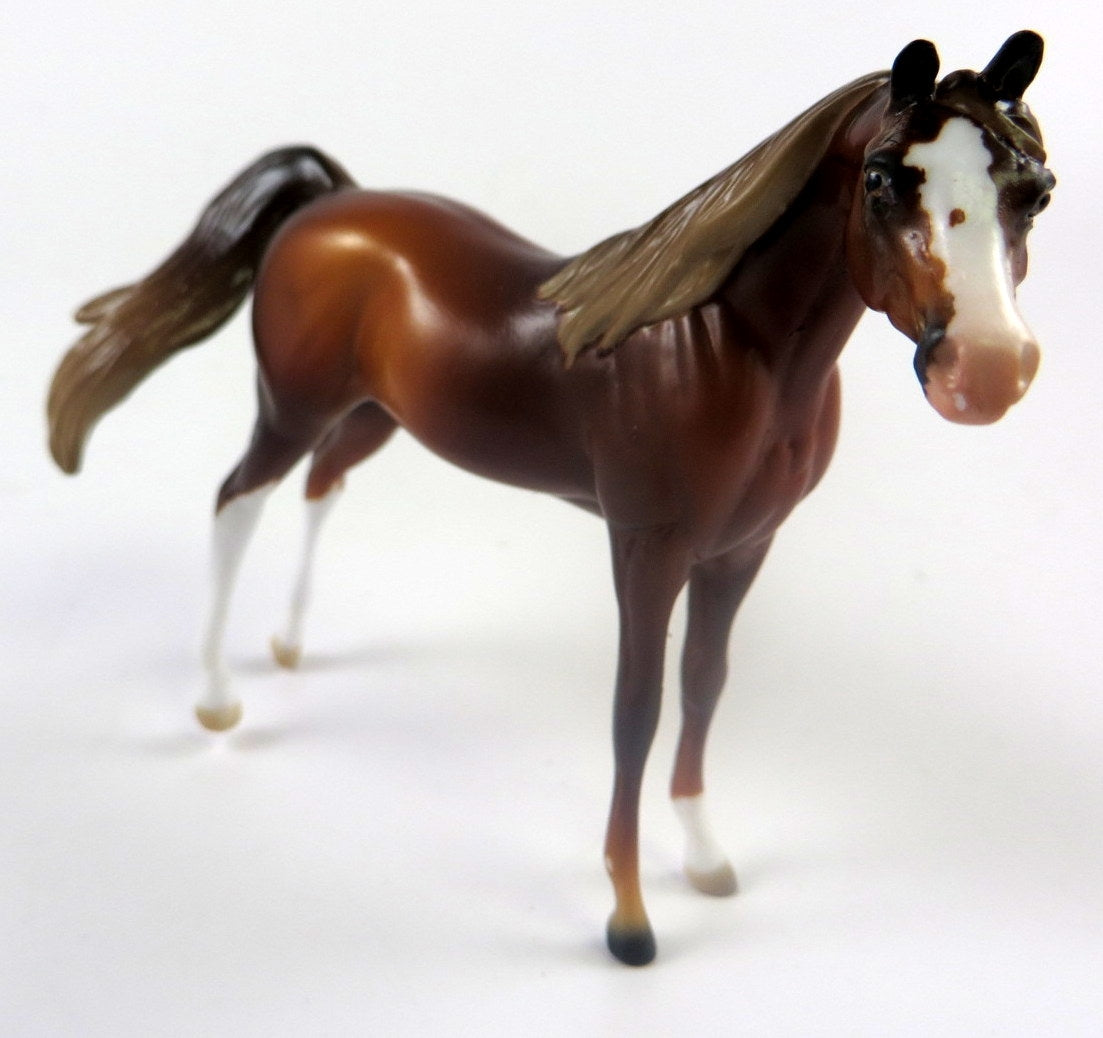 KOKO -- OOAK CHESTNUT CM ARABIAN CHIP BY AUDREY DIXON LHS 19