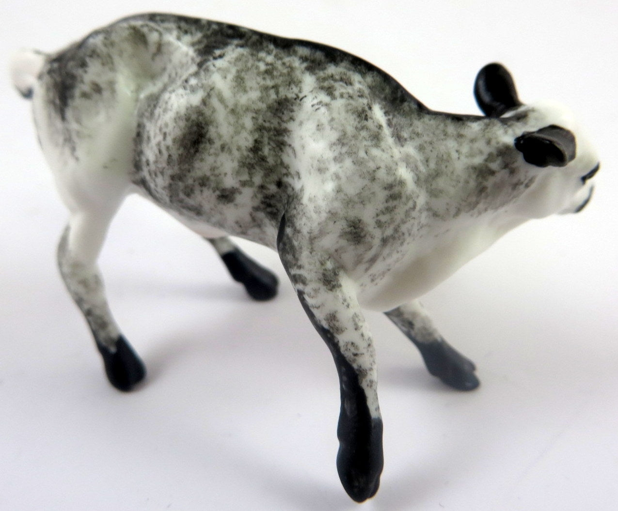 STORMY -- OOAK BLACK BRINDLE COW BY ANDREA THOMASON LHS 19