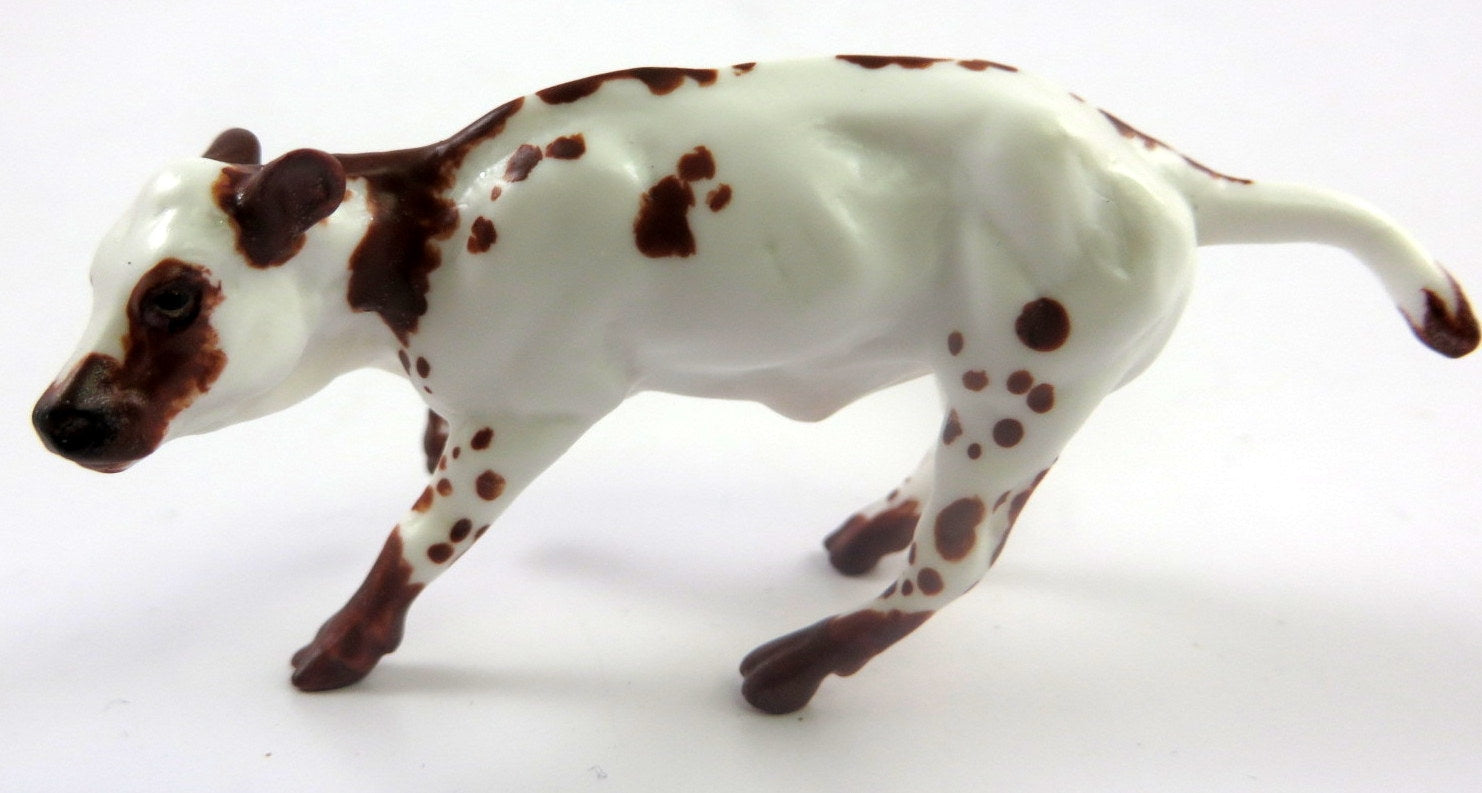 TEMPEST -- OOAK CHESTNUT PAINT COW BY ANDREA THOMASON LHS 19